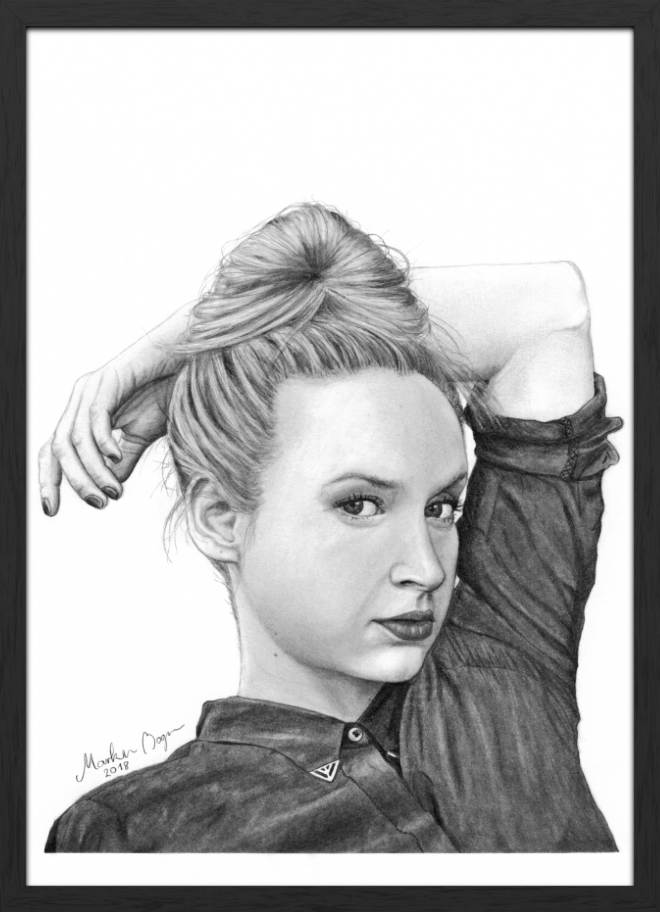 Drawing of Leslie Clio